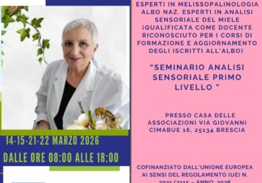 SEMINARIO ANALISI SENSORIALE PRIMO LIVELLO – DOTT.SSA PIANA